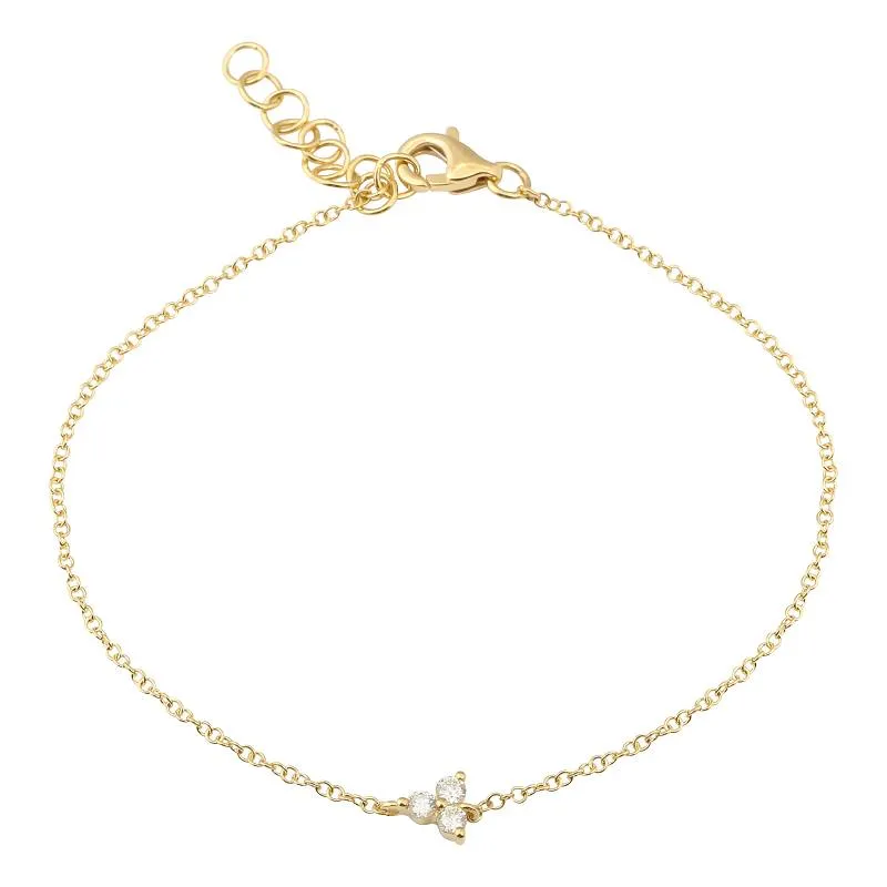 AVERY Diamond Trio Bracelet