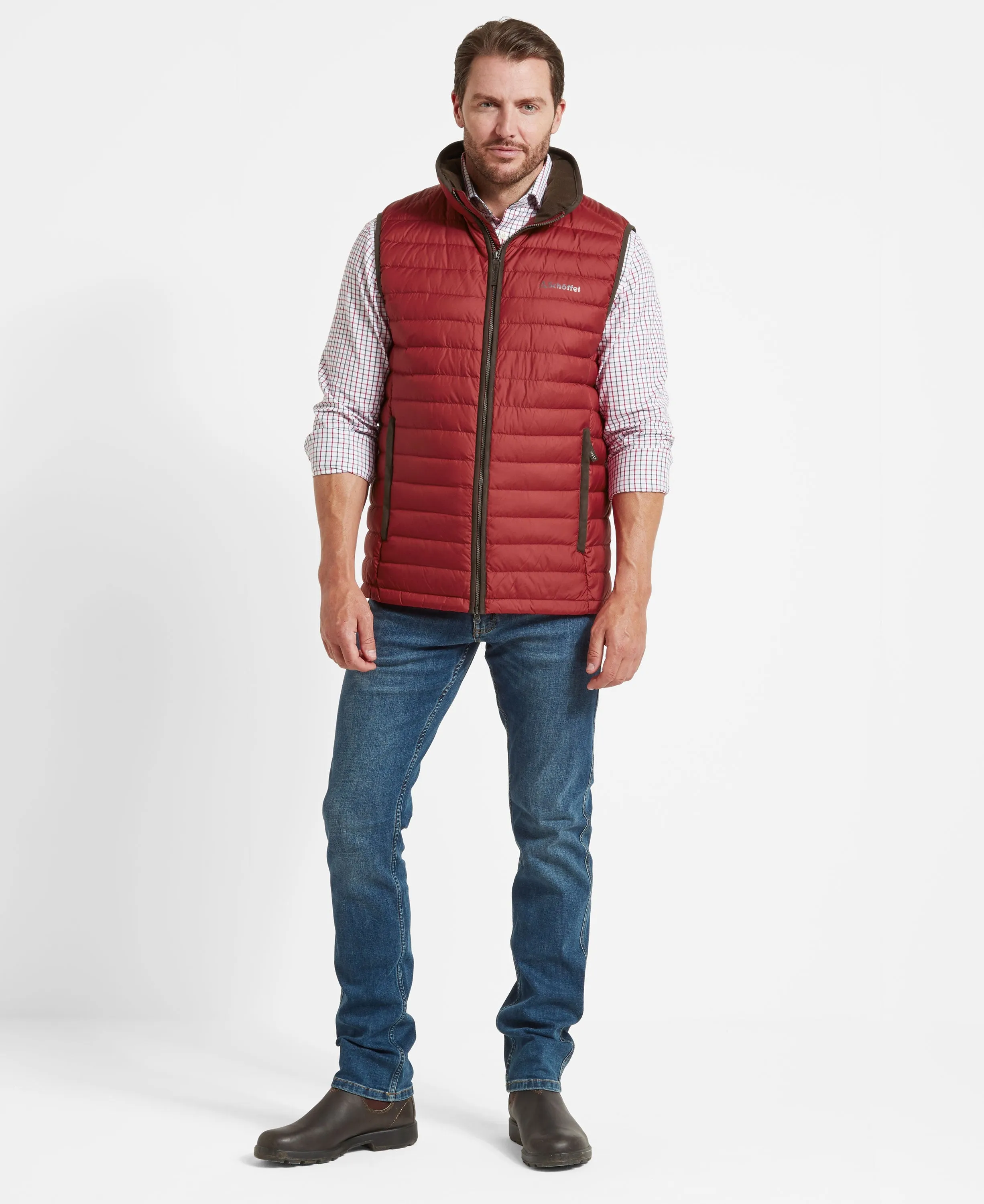 Bowden Down Gilet                             Chilli