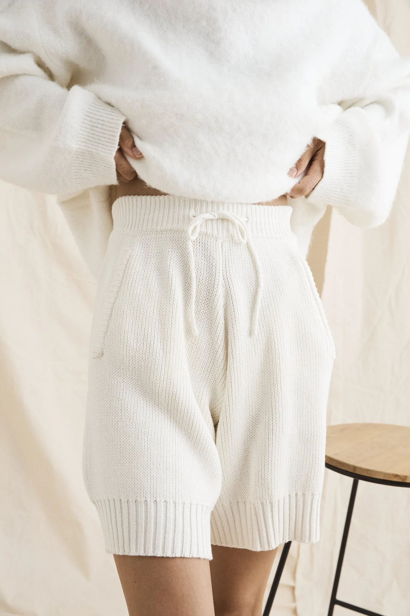 Nice Martin      NICE MARTIN - Nomi Knit Short (Off White)
