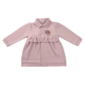 Ropa para nia - abrigo rosa Martin Aranda